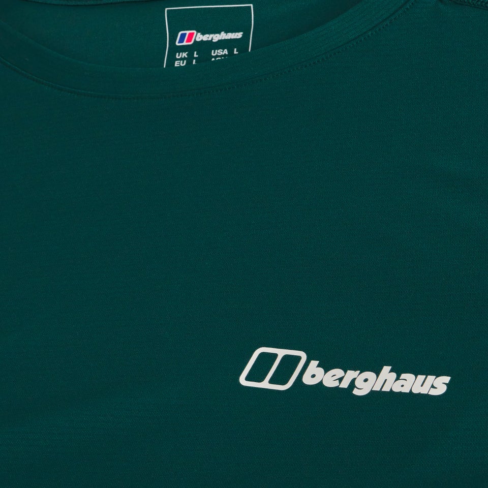 Men's  24/7 Crew Long Sleeve Tech Tee - Green