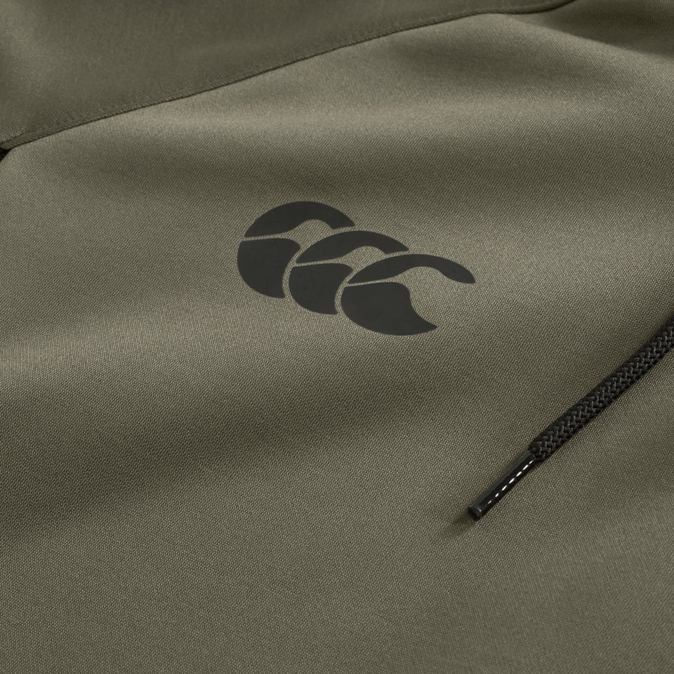 Mens Ireland Zip Training Hoody Green/Black