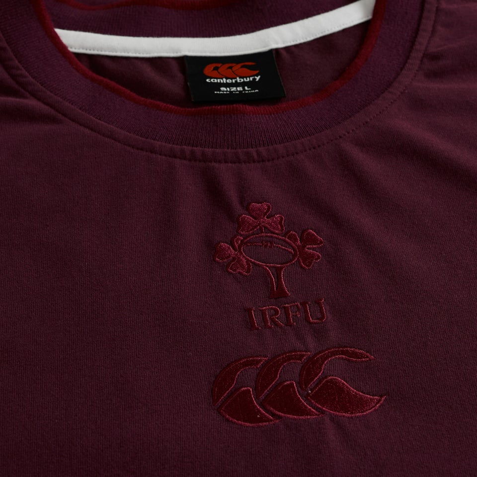 Mens Ireland Team Cotton Tee Purple