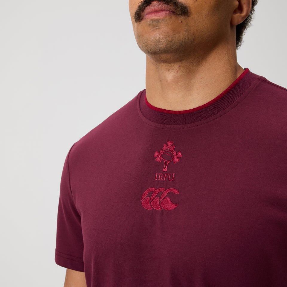 Mens Ireland Team Cotton Tee Purple