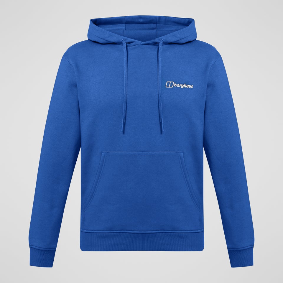 Men's Small Logo Hoody - Blue
