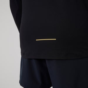 MENS TEMPO+ QUARTER-ZIP TRAINING TOP BLACK