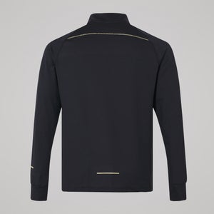 Mens Tempo+ Quarter-Zip Training Top Black
