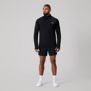 MENS TEMPO+ QUARTER-ZIP TRAINING TOP BLACK