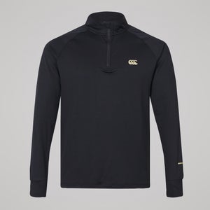 Mens Tempo+ Quarter-Zip Training Top Black