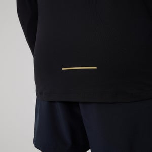 MENS TEMPO+ QUARTER-ZIP TRAINING TOP BLACK