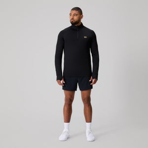 MENS TEMPO+ QUARTER-ZIP TRAINING TOP BLACK