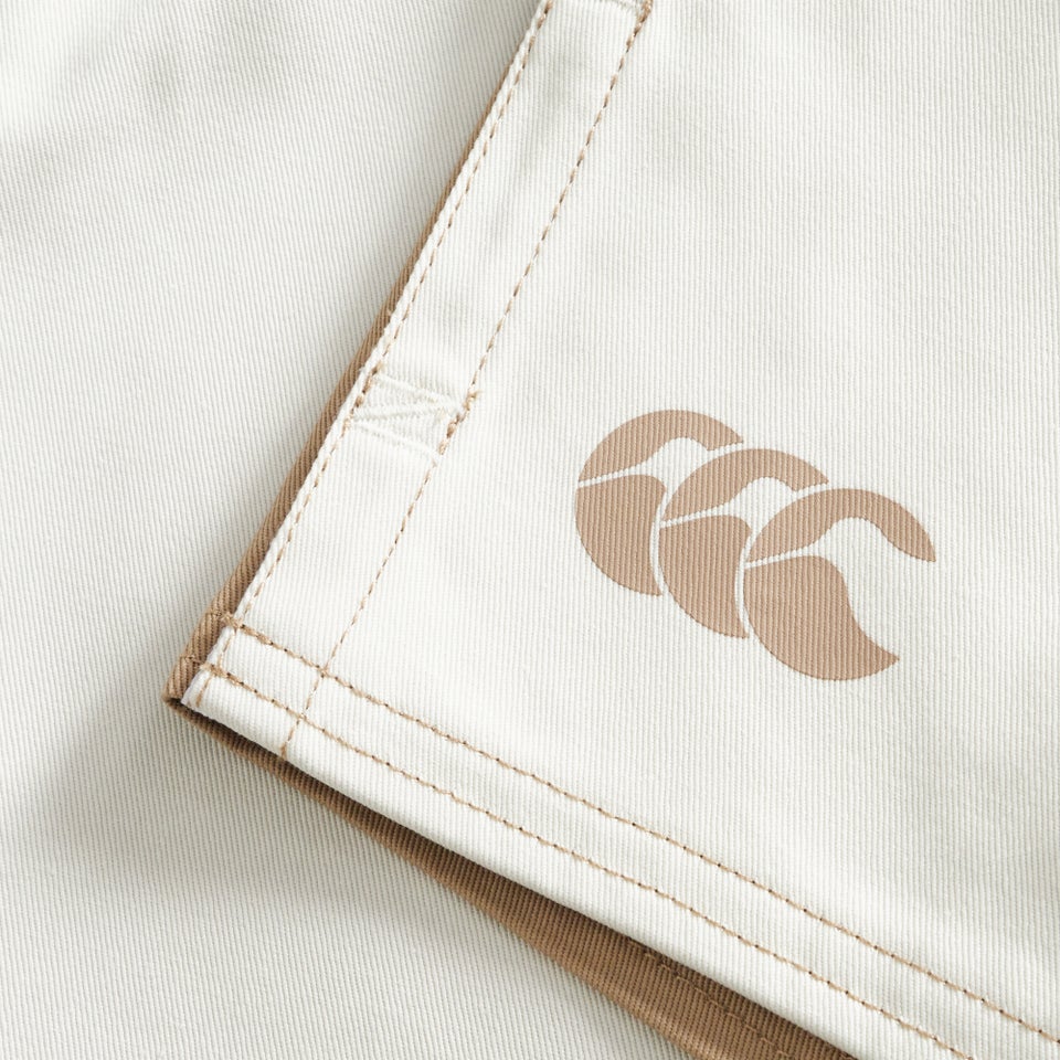 Mens Fundamentals Harlequin 3 inch Drill Shorts Taupe