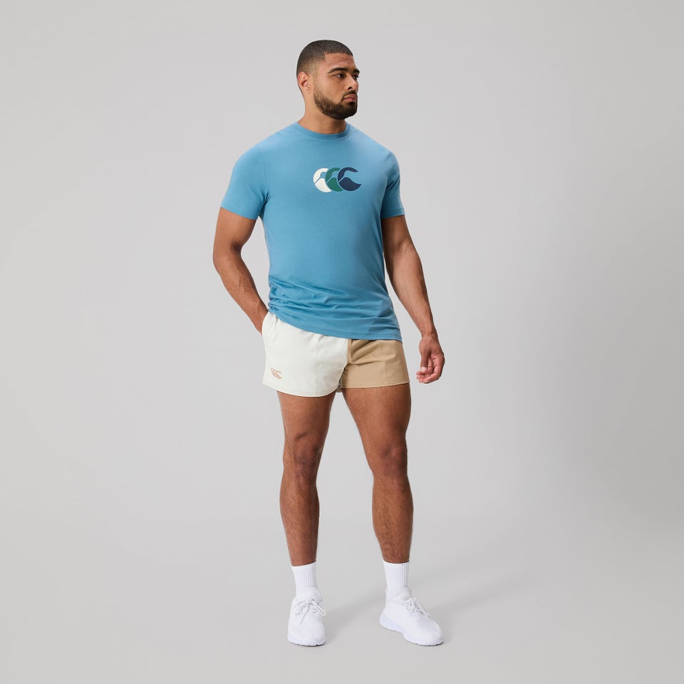 MENS FUNDAMENTALS HARLEQUIN DRILL SHORT WARM TAUPE