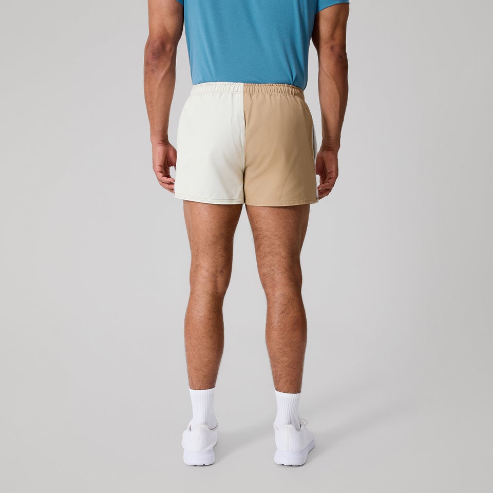 MENS FUNDAMENTALS HARLEQUIN DRILL SHORT WARM TAUPE