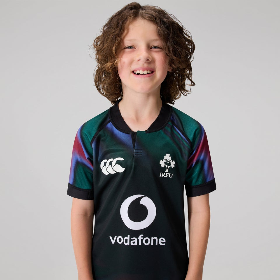 Junior Unisex Ireland Pre-Game Pro Jersey Black