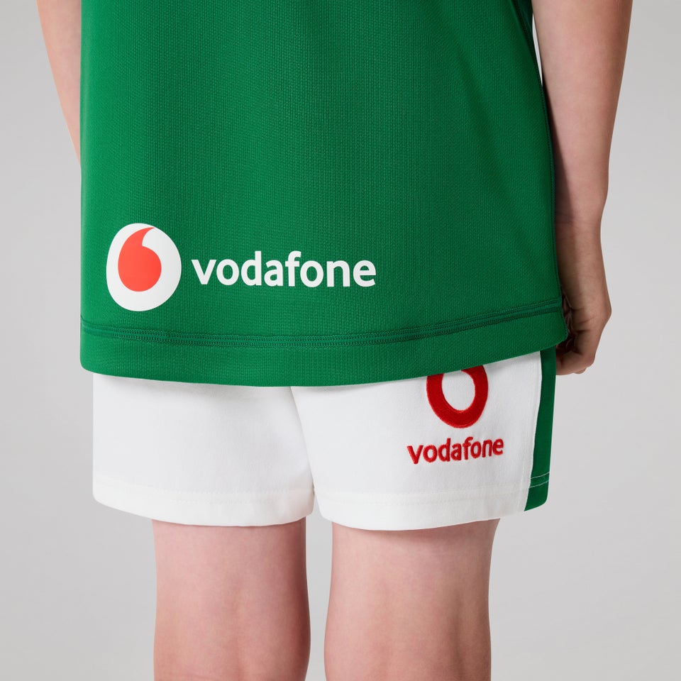 Mens Ireland Home Match Shorts White/Green