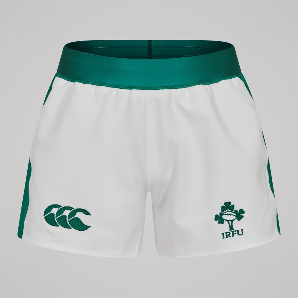 Mens Ireland Home Match Shorts White/Green