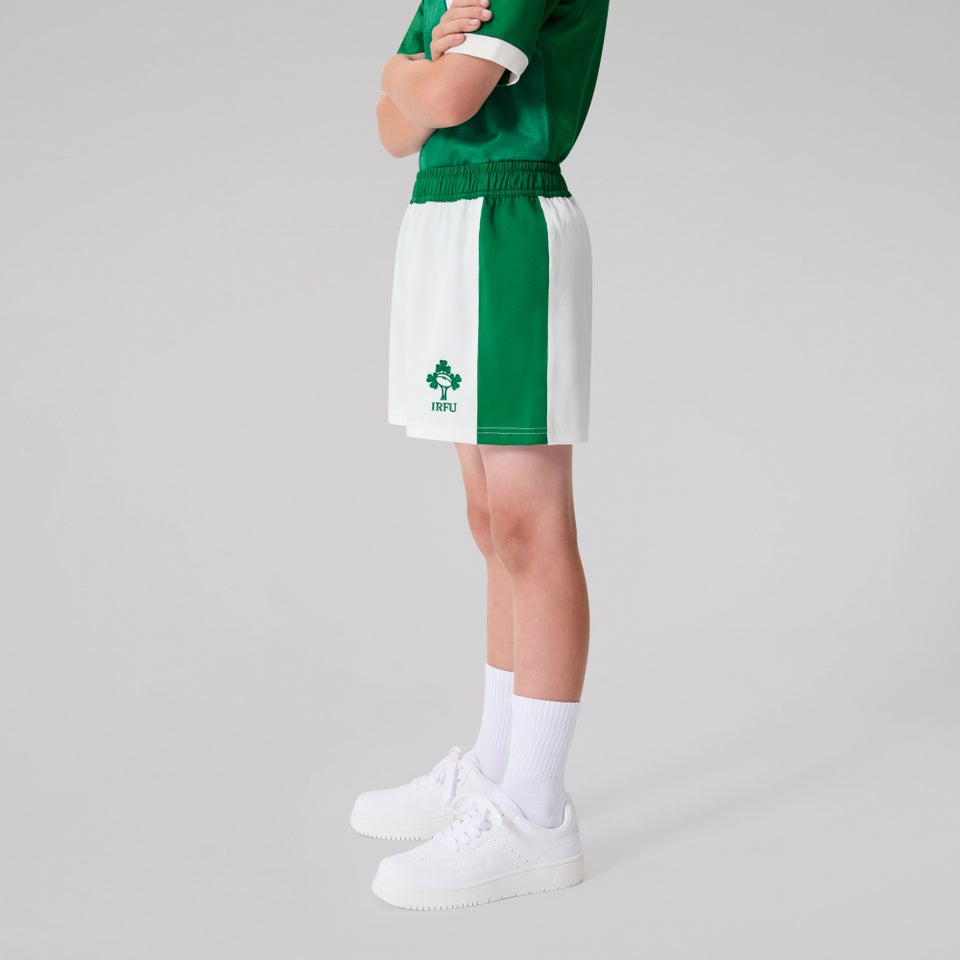 Mens Ireland Home Match Shorts White/Green