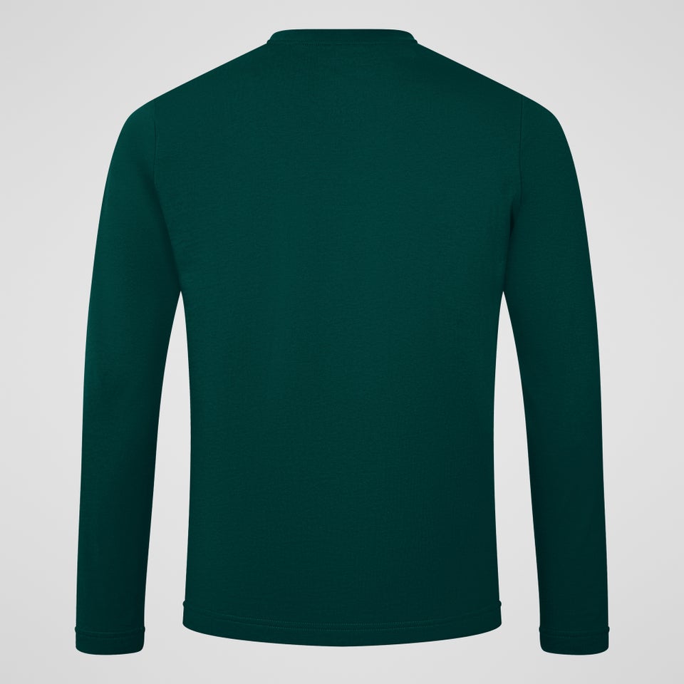 Men's Big Logo Long Sleeves Tee - Green