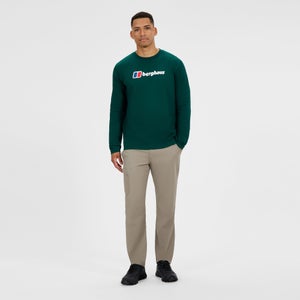 Men's Big Logo Long Sleeves Tee - Green