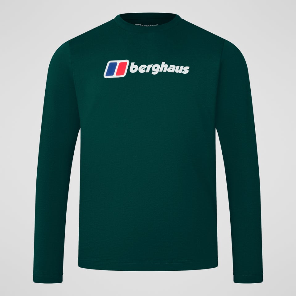 Men's Big Logo Long Sleeves Tee - Green