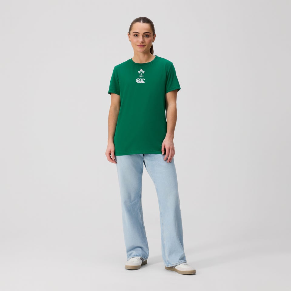 Womens Ireland Cotton Tee Green