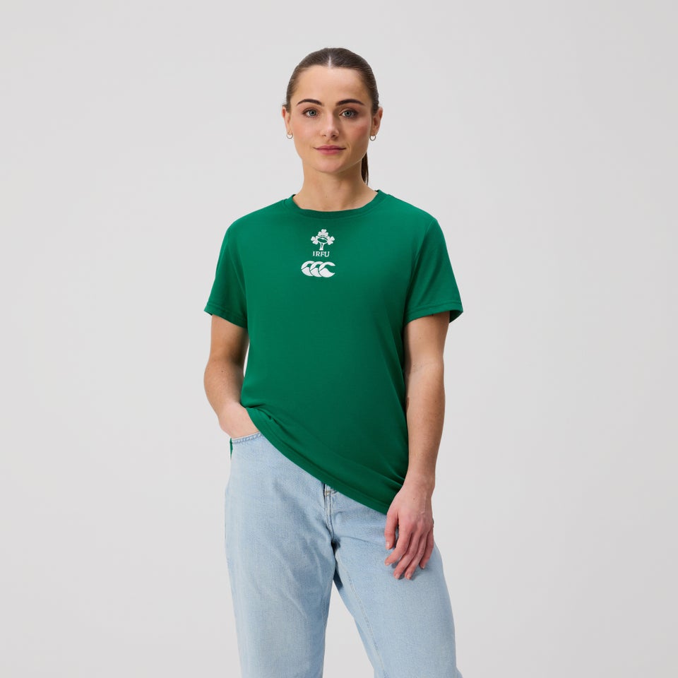 Womens Ireland Cotton Tee Green