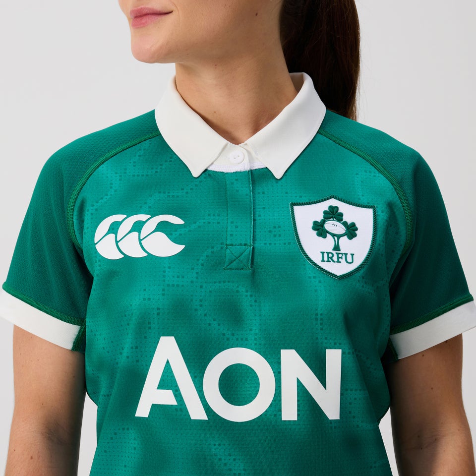 Womens Ireland Hom Test Jersey (NB) Green/White