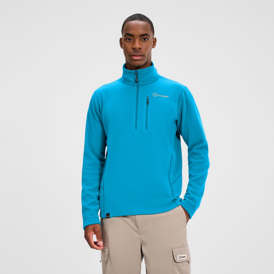 Men's Prism Micro Half Zip Polartec Fleece  - Blue