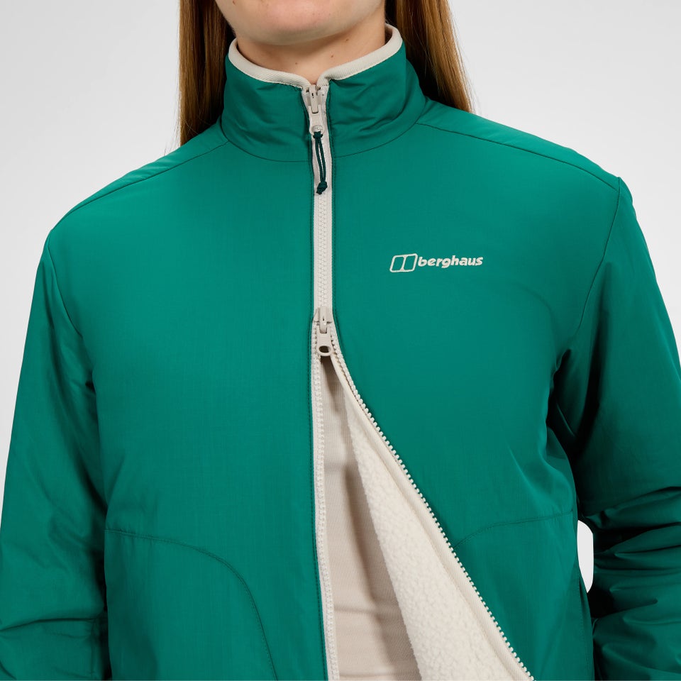 Women's Asperton Reversible Jacket - Green/Grey