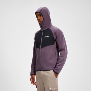 Men's Trawden Hybrid Jacket  - Purple/Black