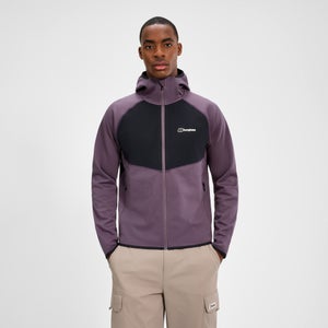 Men's Trawden Hybrid Jacket  - Purple/Black