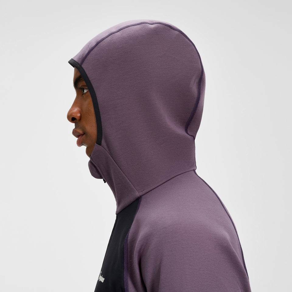 Men's Trawden Hybrid Jacket  - Purple/Black