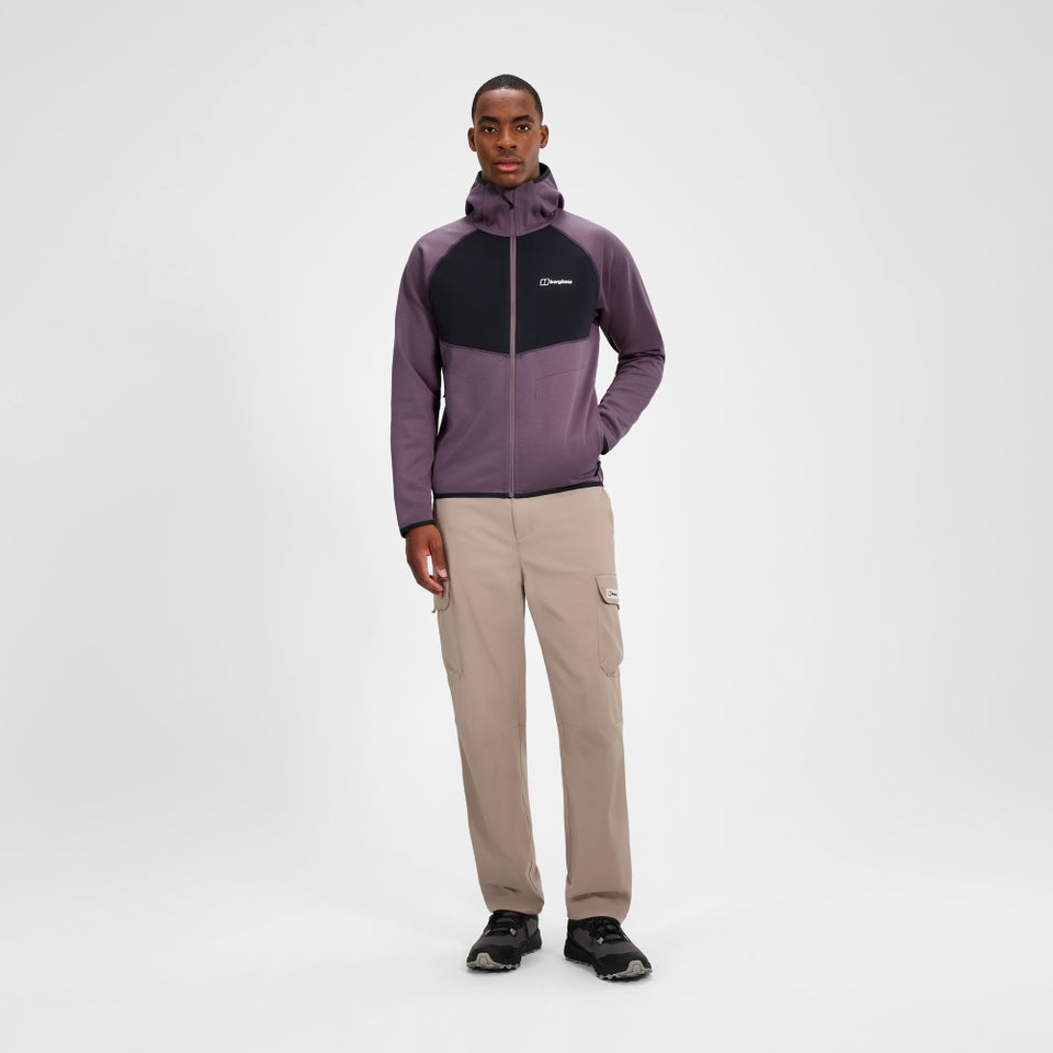 Men's Trawden Hybrid Jacket  - Purple/Black