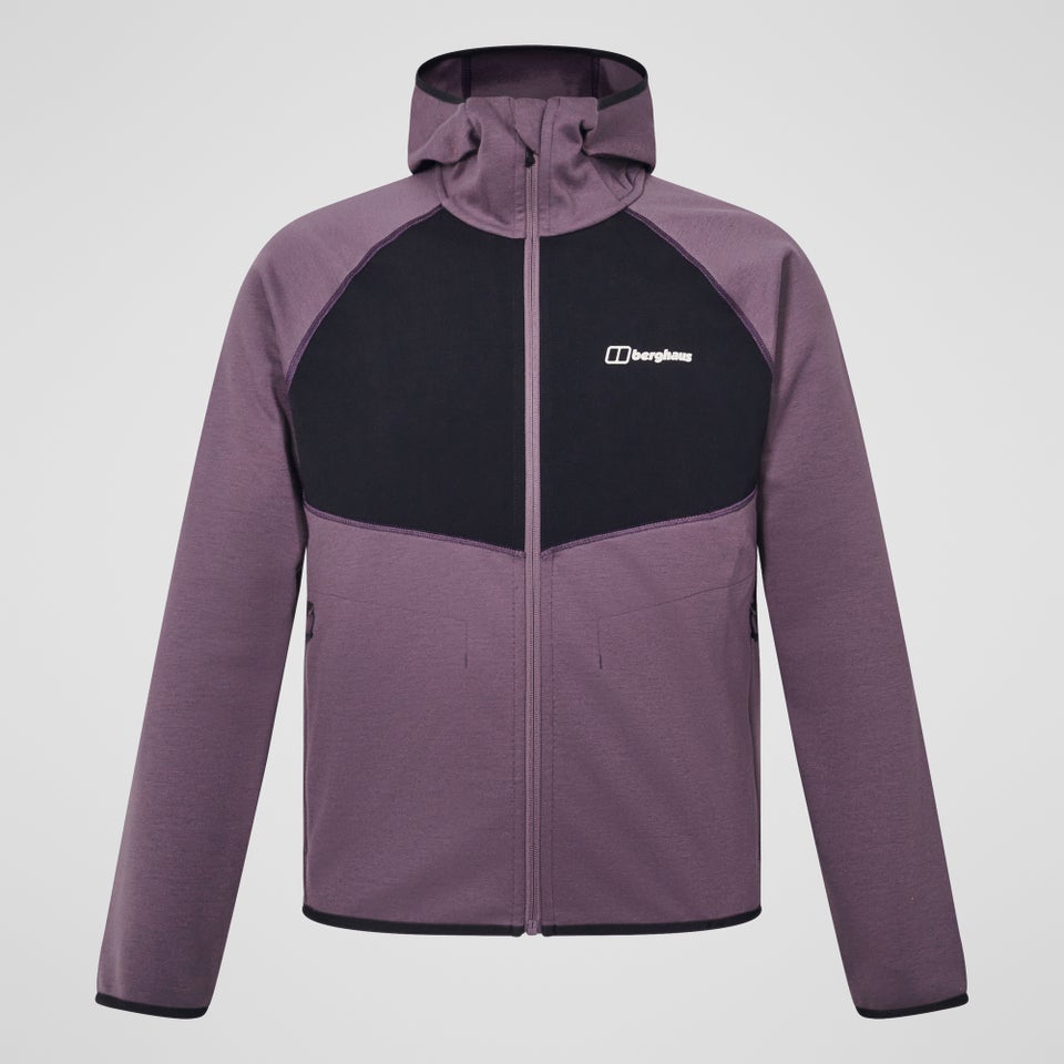 Men's Trawden Hybrid Jacket  - Purple/Black