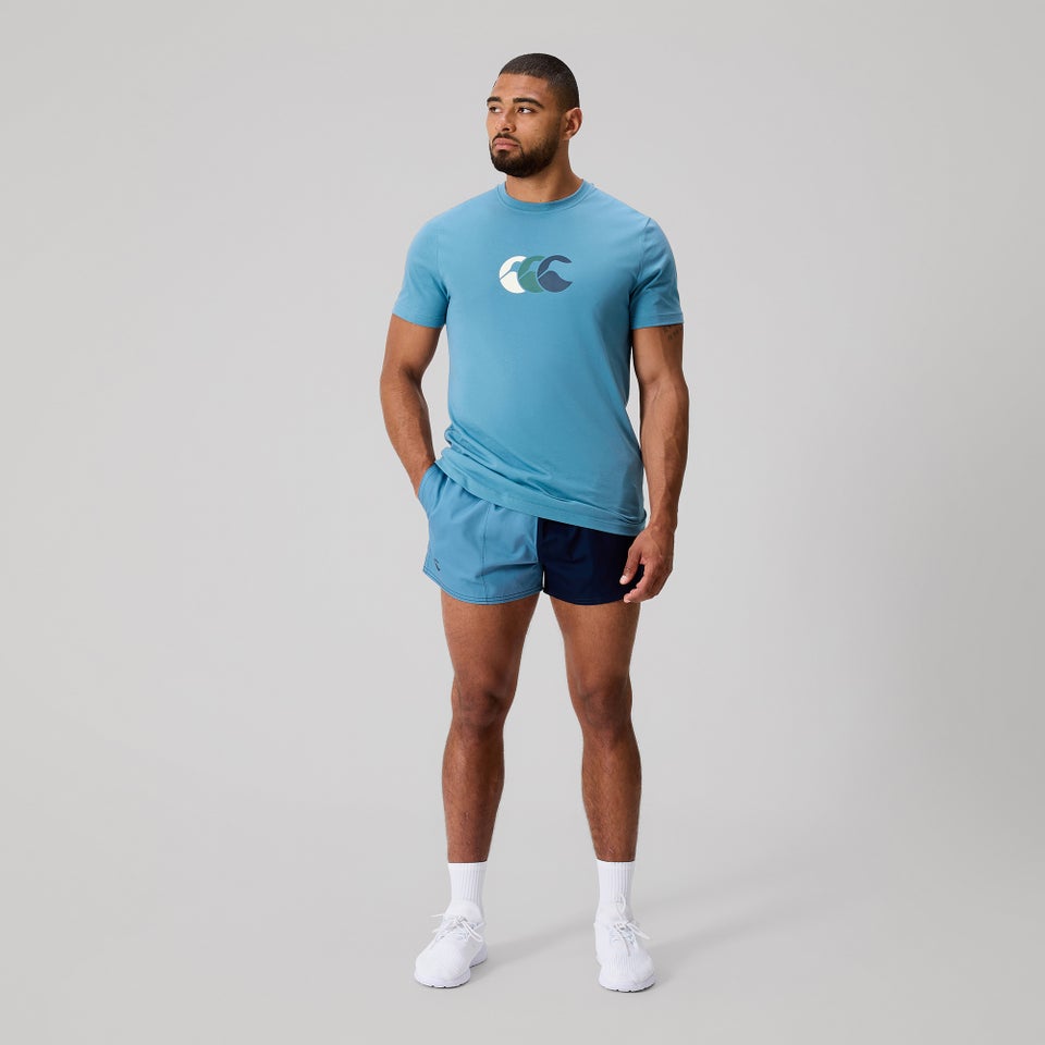 MENS FUNDAMENTALS HARLEQUIN DRILL SHORT NAVY