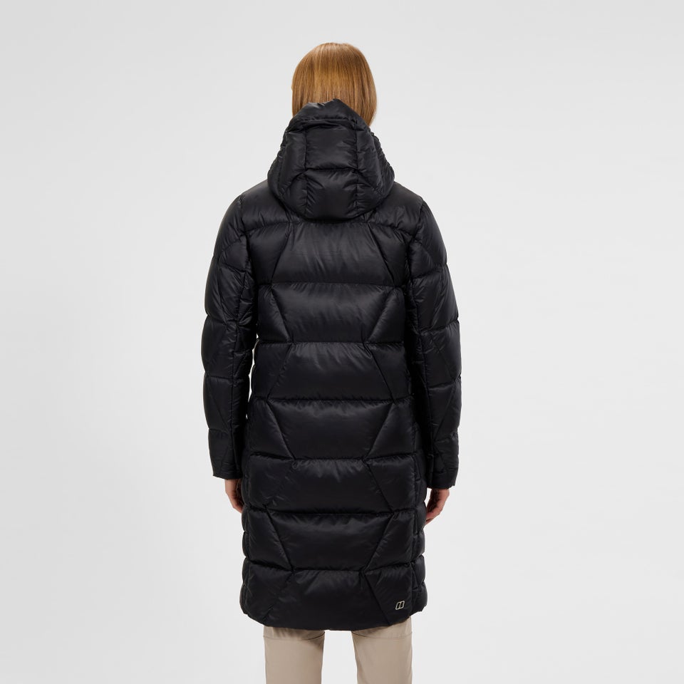 Women's Explorer Long Down Jacket - Black