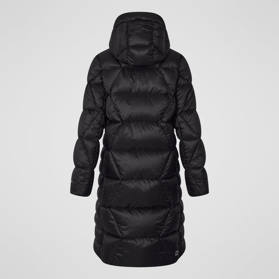 Women's Explorer Long Down Jacket - Black