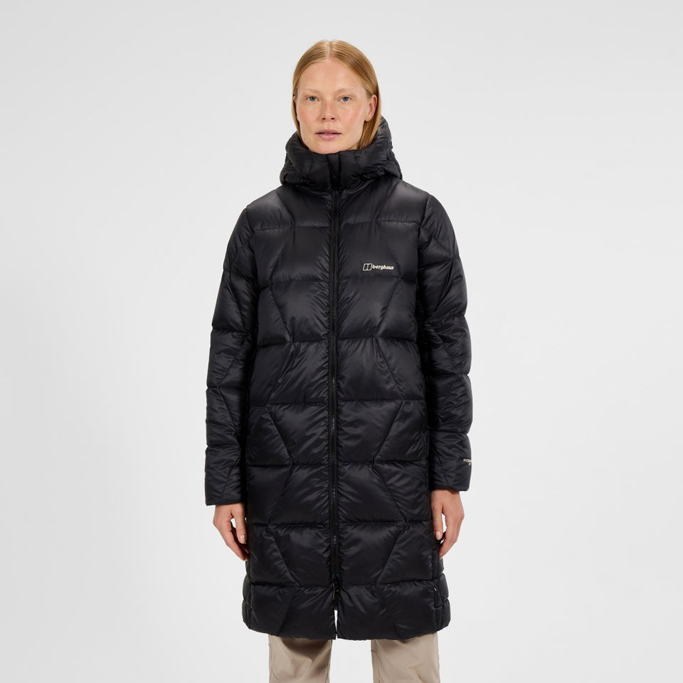 Women's Explorer Long Down Jacket - Black