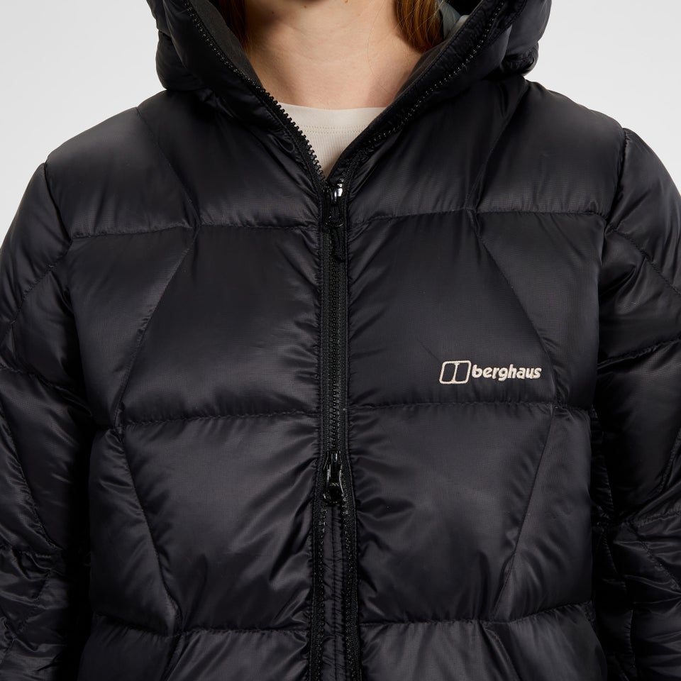 Women's Explorer Long Down Jacket - Black