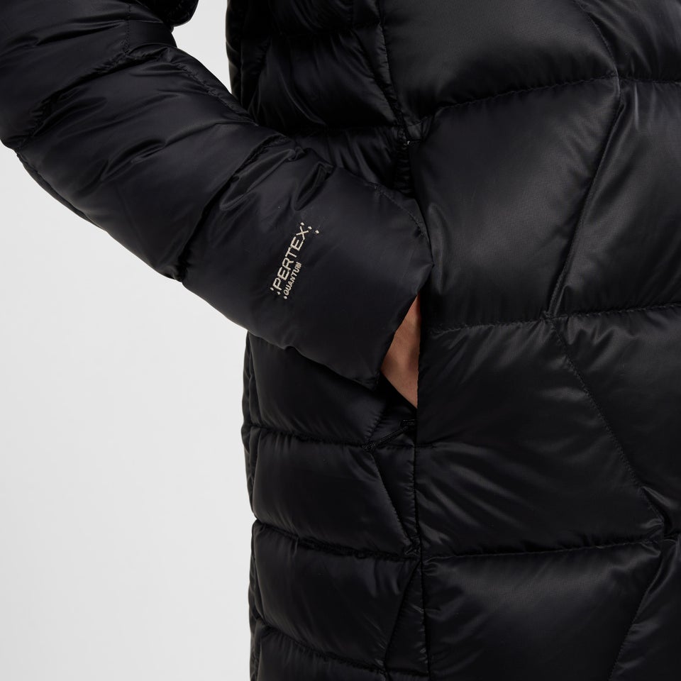 Women's Explorer Long Down Jacket - Black