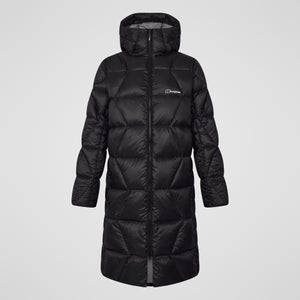 Women's Explorer Long Down Jacket - Black