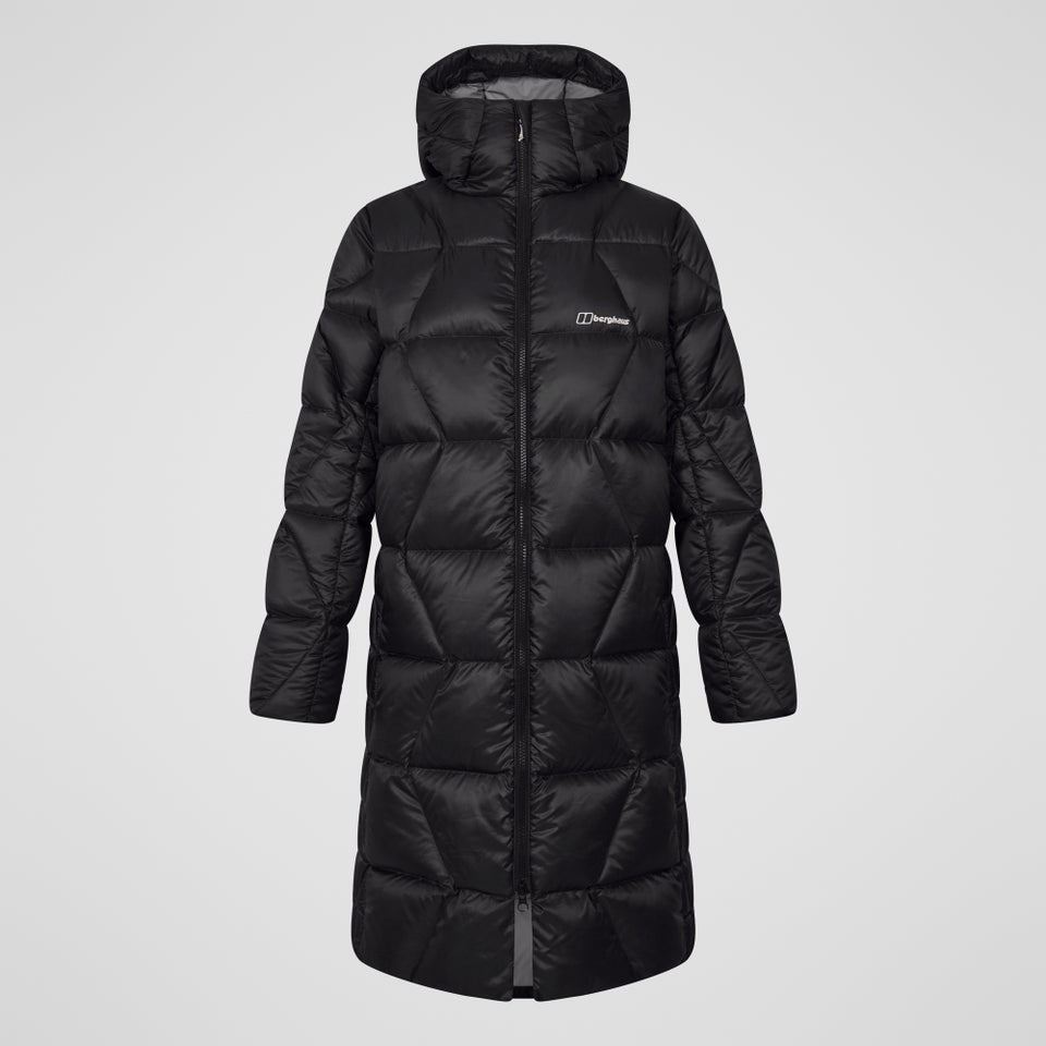Women's Explorer Long Down Jacket - Black