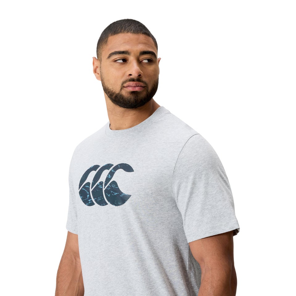 Mens Force Tee Grey Marl