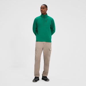 Men's Prism Micro Half Zip Polartec Fleece  - Green