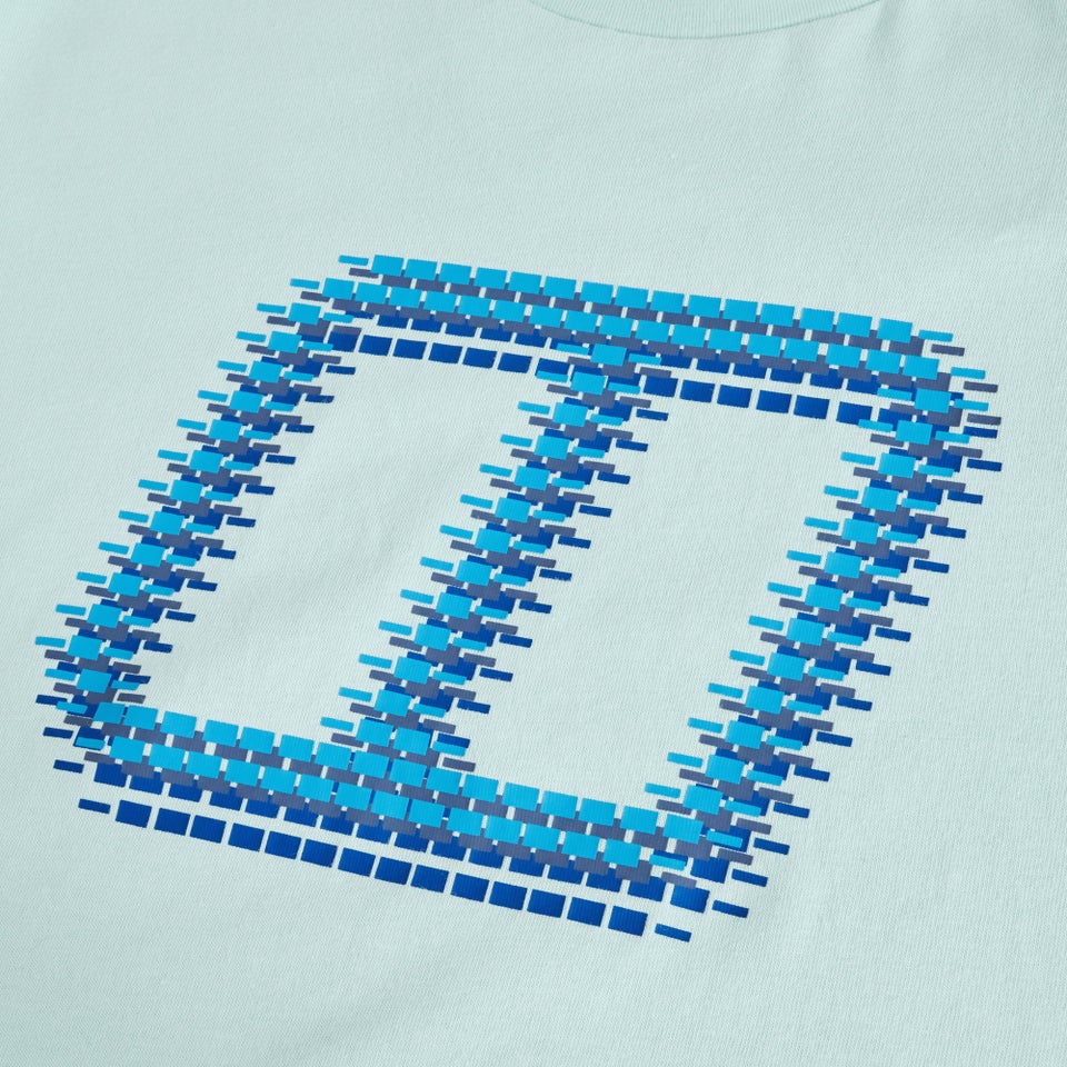 Men's Glitched Blocks Tee - Green