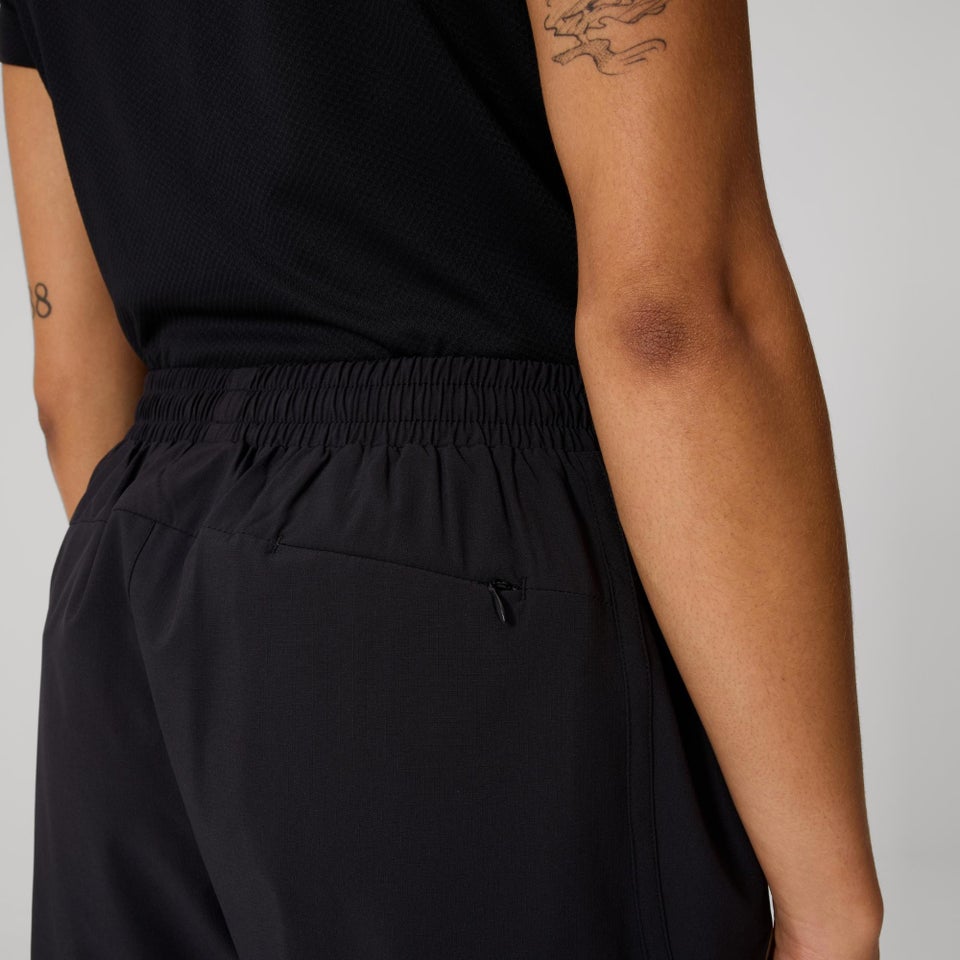 WOMENS TEMPO+ TRAINING SHORT BLACK