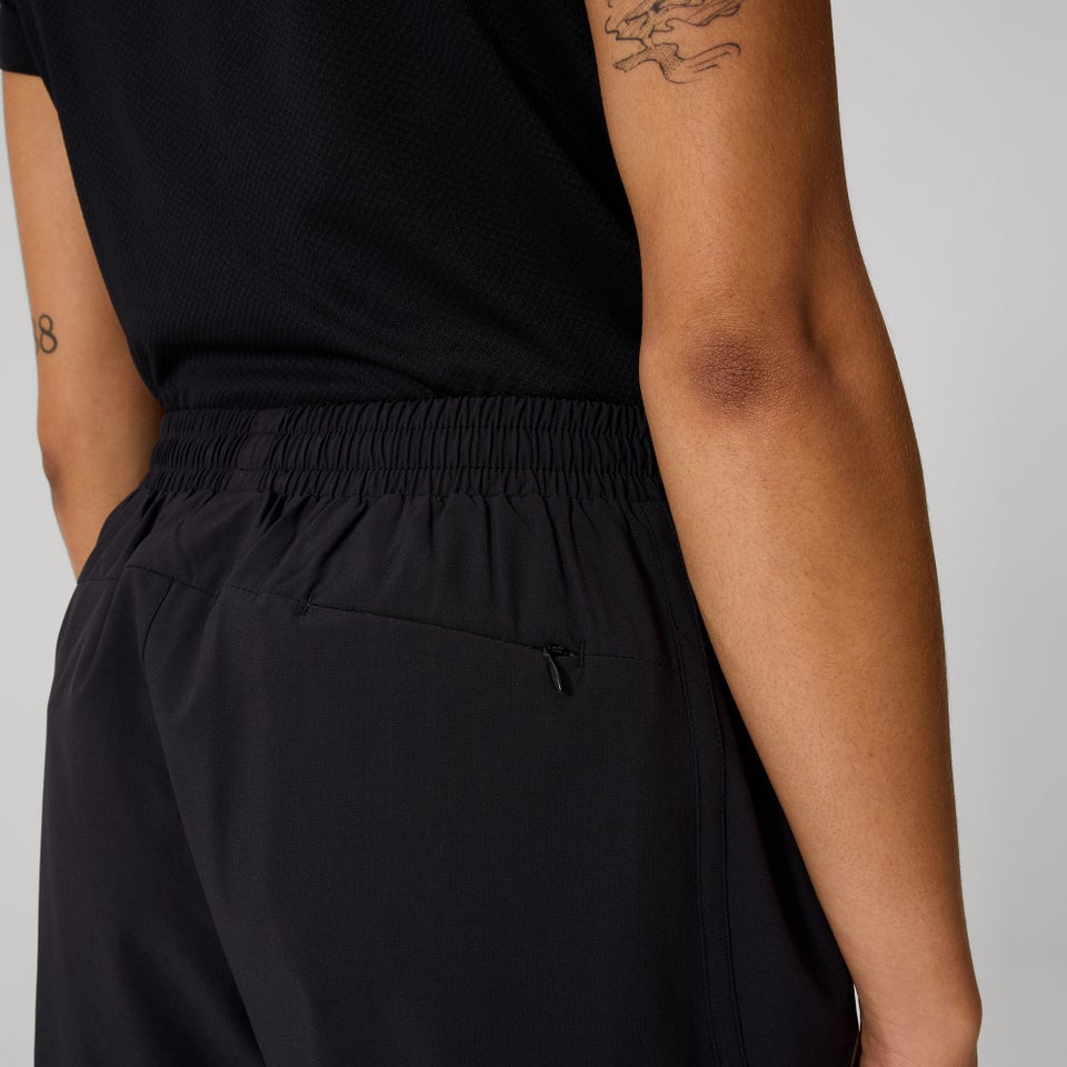 WOMENS TEMPO+ TRAINING SHORT BLACK