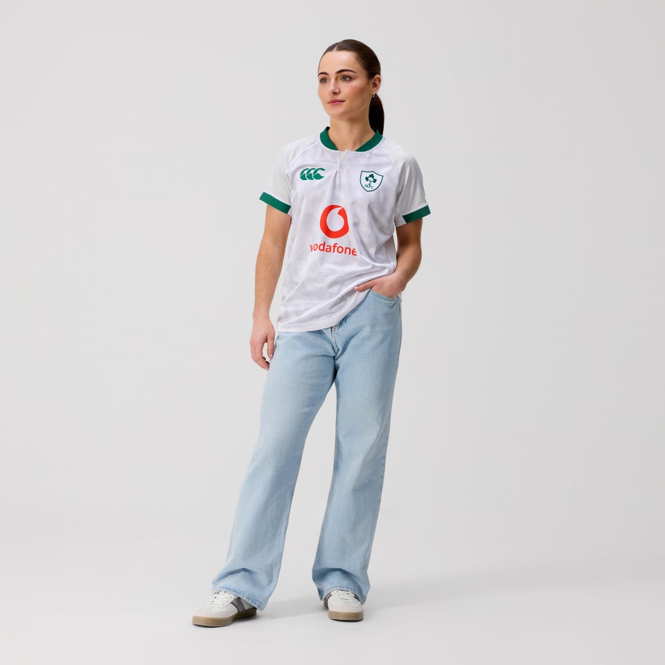 Womens Ireland Alternative Pro Jersey White/Black
