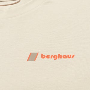 Unisex Pioneer Circular Logo Tee - Stone