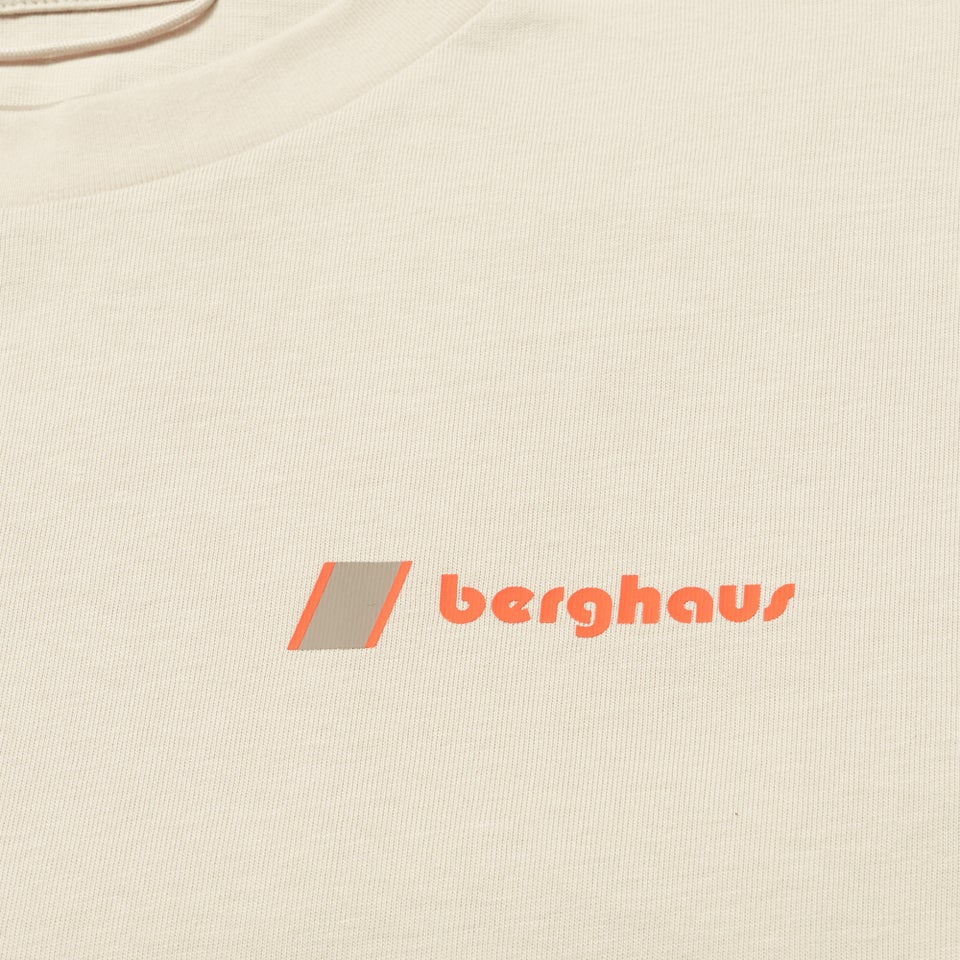 Unisex Pioneer Circular Logo Tee - Stone