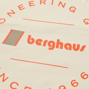 Unisex Pioneer Circular Logo Tee - Stone