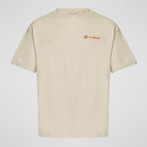 BERGHAUS U PIONEER CIRCULAR LOGO TEE GRY/GRY - XS