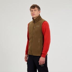 Men's Prism InterActive Polartec Fleece Gilet  - Brown